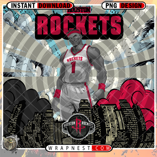 ROCKETS COMIC BOOK STYLE WRAP