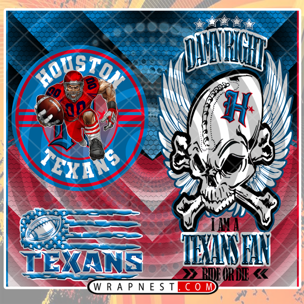TEXANS SKULL WRAP