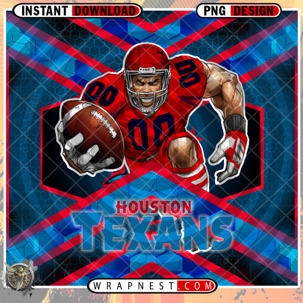 TEXANS HONEYCOMB WRAP