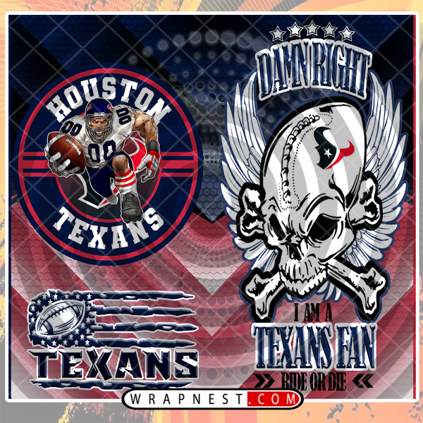 TEXANS SKULL WRAP