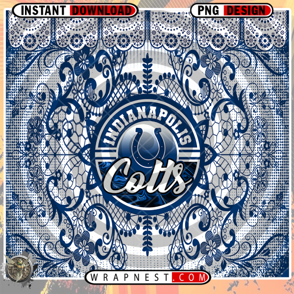 COLTS LACE & LOGO WRAP