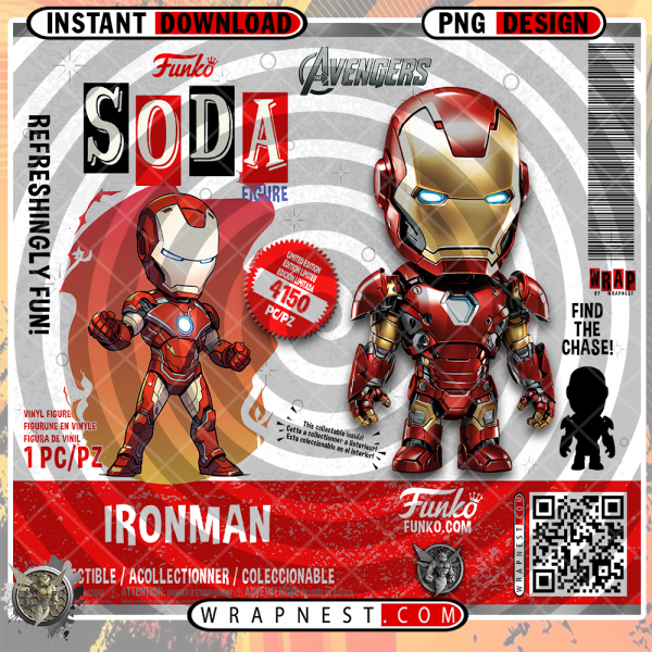 IRONMAN FUNKO SODA WRAP