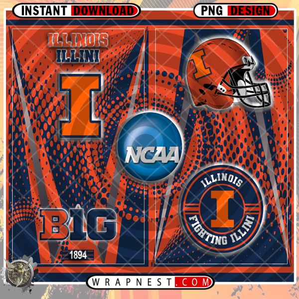 ILLINOIS TEAM LOGO WRAP