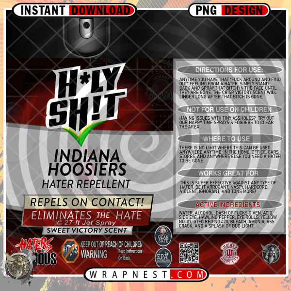 INDIANA HOLY SH*T WRAP
