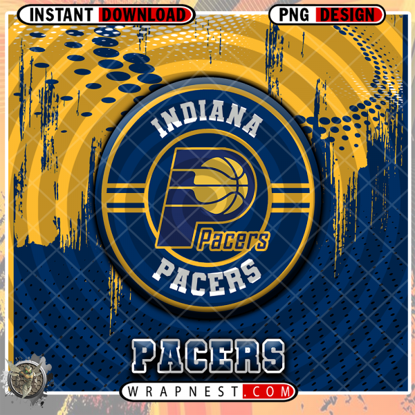 PACERS DOT LOGO WRAP