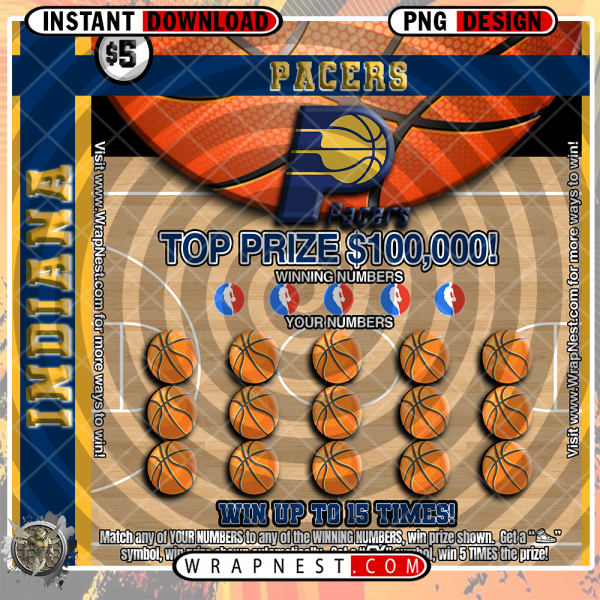 PACERS SCRATCH OFF WRAP