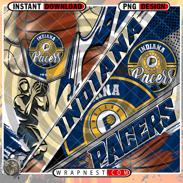 PACERS SILHOUETTE WRAP
