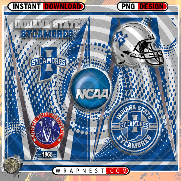 INDIANA STATE TEAM LOGO WRAP
