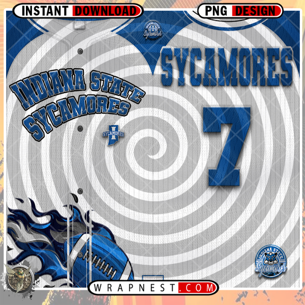 INDIANA STATE TEAM BUTTON-UP WRAP