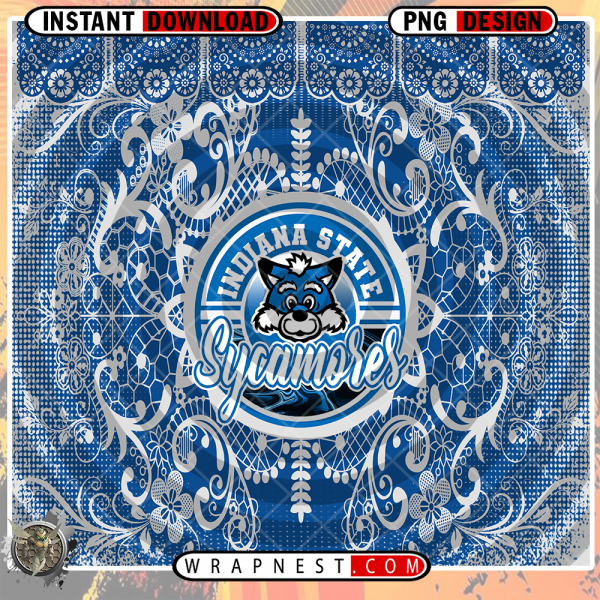 INDIANA STATE LACE & LOGO WRAP