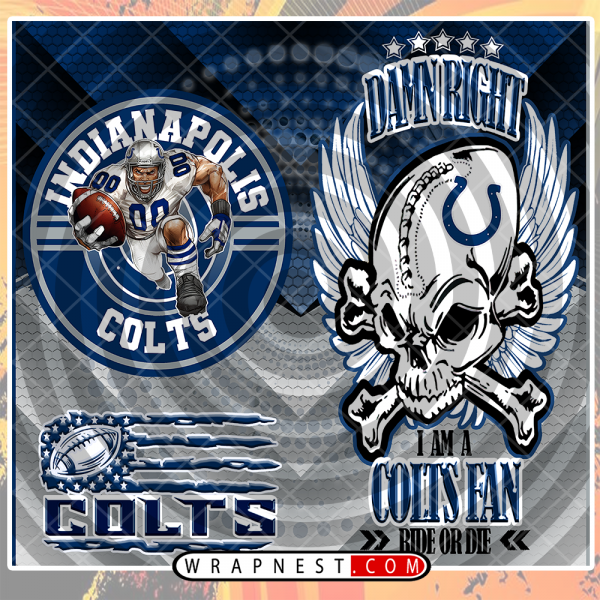 COLTS SKULL WRAP