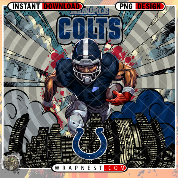COLTS COMIC BOOK STYLE WRAP