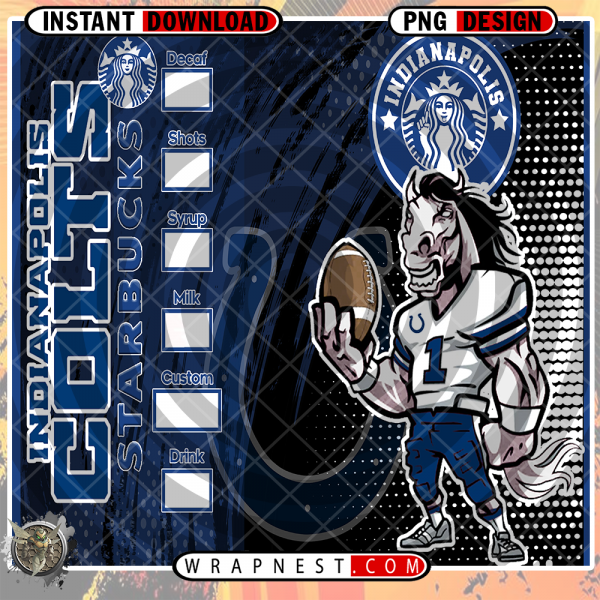 COLTS STARBUCKS WRAP