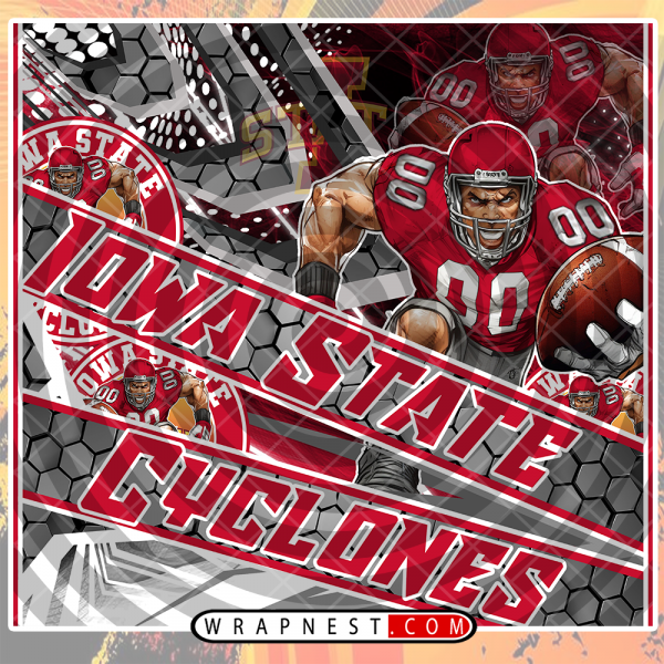 IOWA STATE FATHEAD v2 WRAP