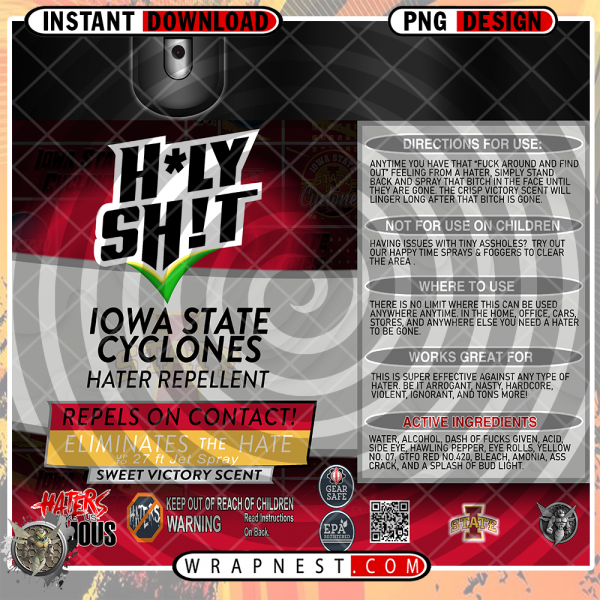 IOWA STATE HOLY SH*T WRAP