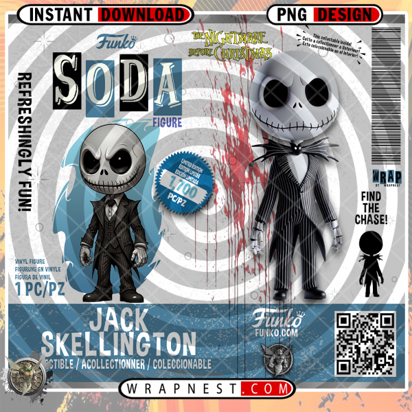 JACK SKELLINGTON FUNKO SODA WRAP