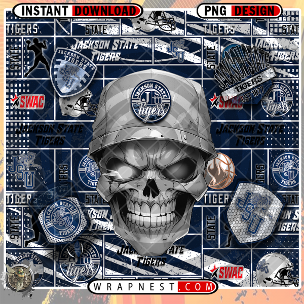 JACKSON STATE SKULL WRAP