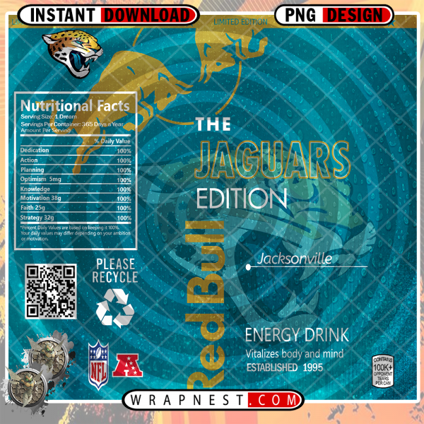 JAGUARS RED BULL WRAP