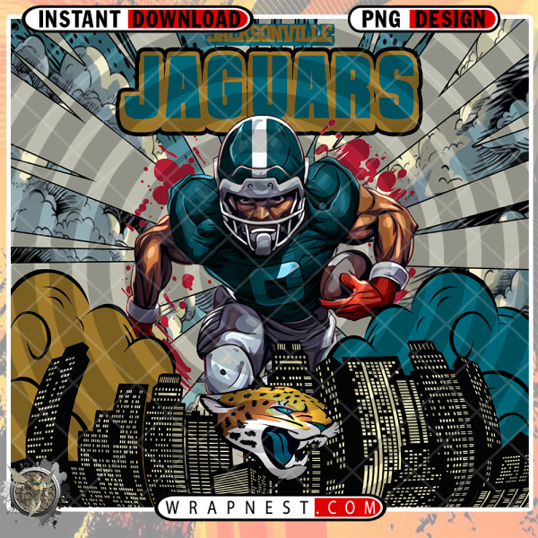 JAGUARS COMIC BOOK STYLE WRAP