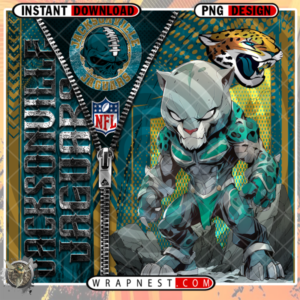 JAGUARS ZIPPER MASCOT