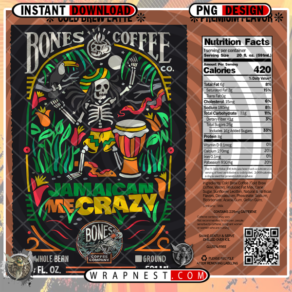 JAMAICAN ME CRAZY BONES COFFEE