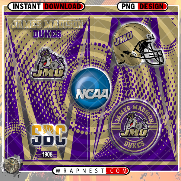 JAMES MADISON TEAM LOGO WRAP