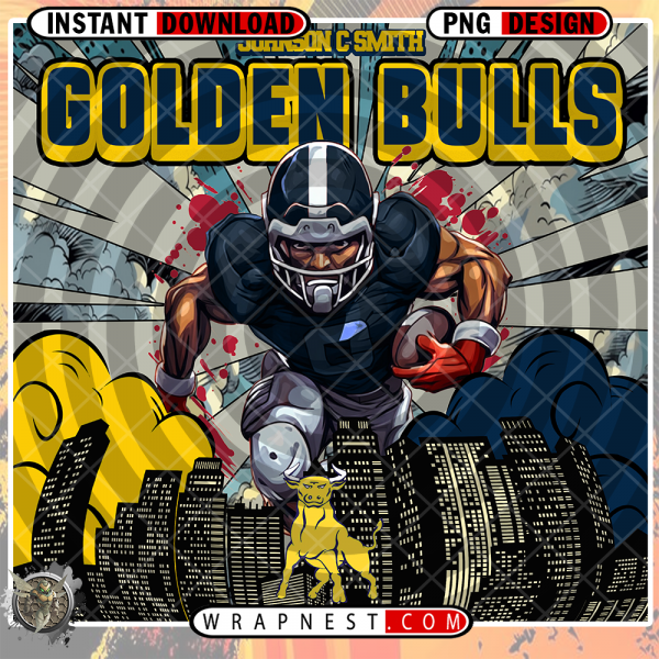 JOHNSON C SMITH COMIC BOOK STYLE WRAP