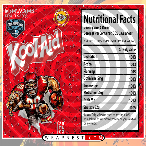 CHIEFS KOOL-AID WRAP