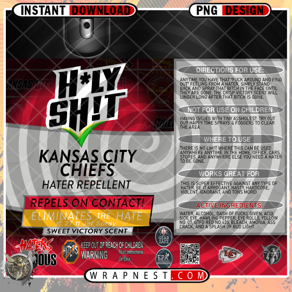 CHIEFS HOLY SHIT WRAP