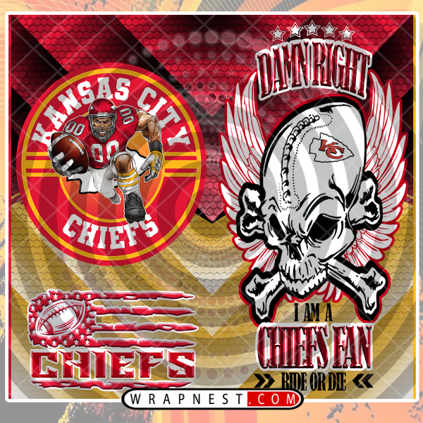 CHIEFS SKULL WRAP