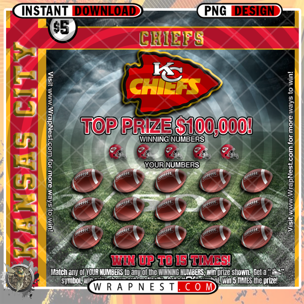 CHIEFS SCRATCH OFF WRAP