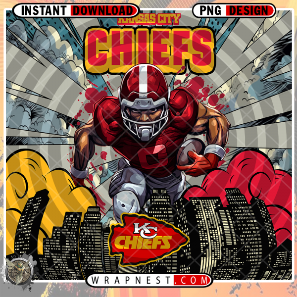 CHIEFS COMIC BOOK STYLE WRAP