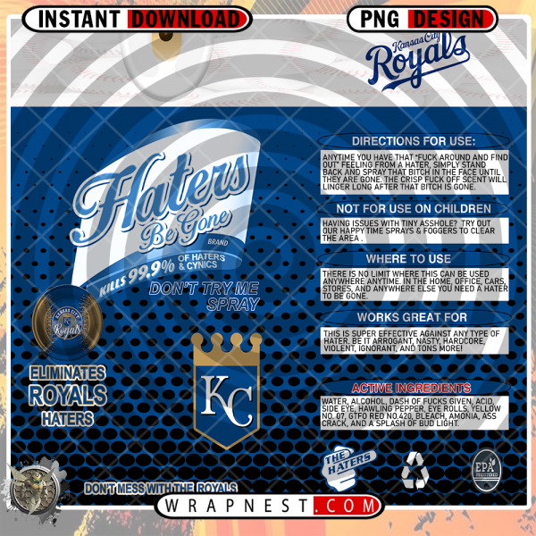 ROYALS HATERS BE GONE WRAP