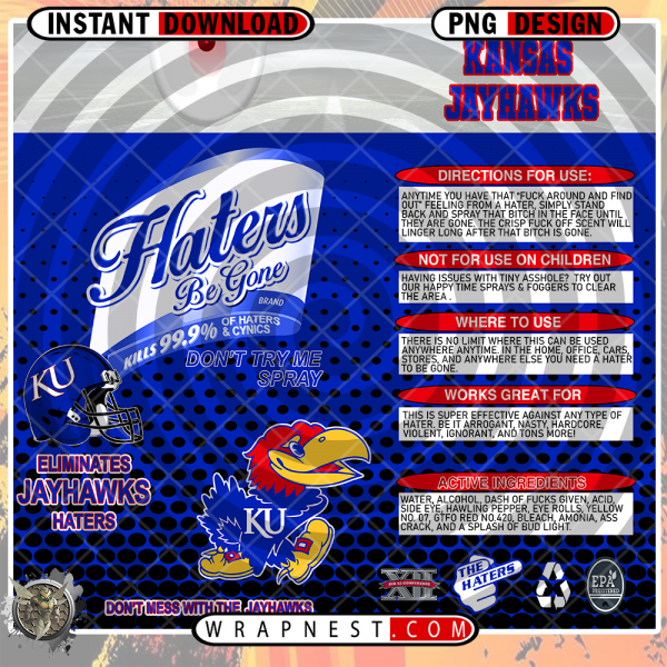 KANSAS HATERS BE GONE WRAP