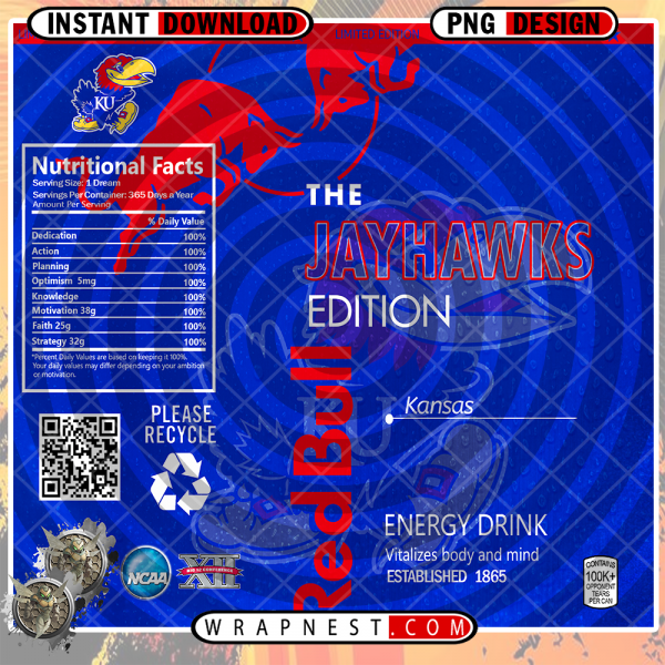 KANSAS RED BULL WRAP