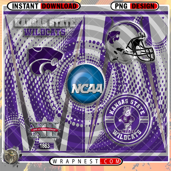 KANSAS STATE TEAM LOGO WRAP