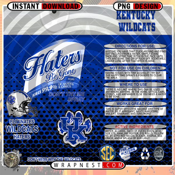 KENTUCKY HATERS BE GONE WRAP