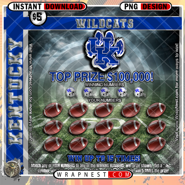 KENTUCKY SCRATCH OFF WRAP