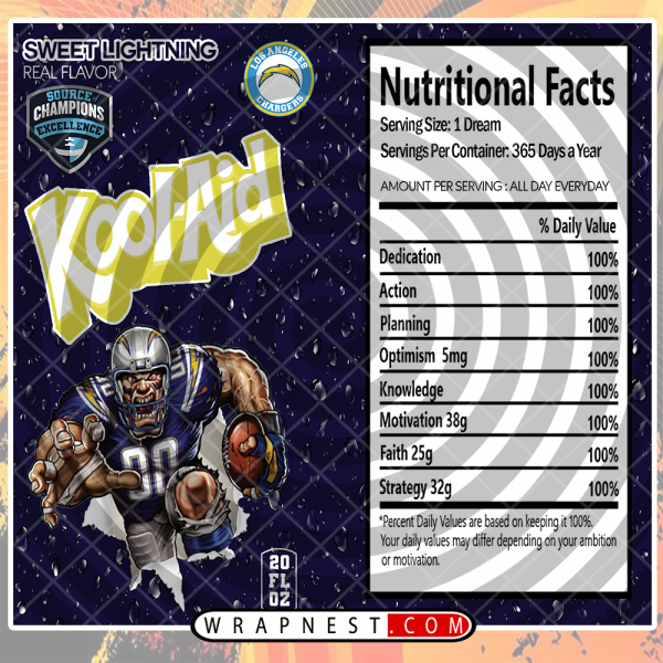 CHARGERS KOOL-AID
  WRAP