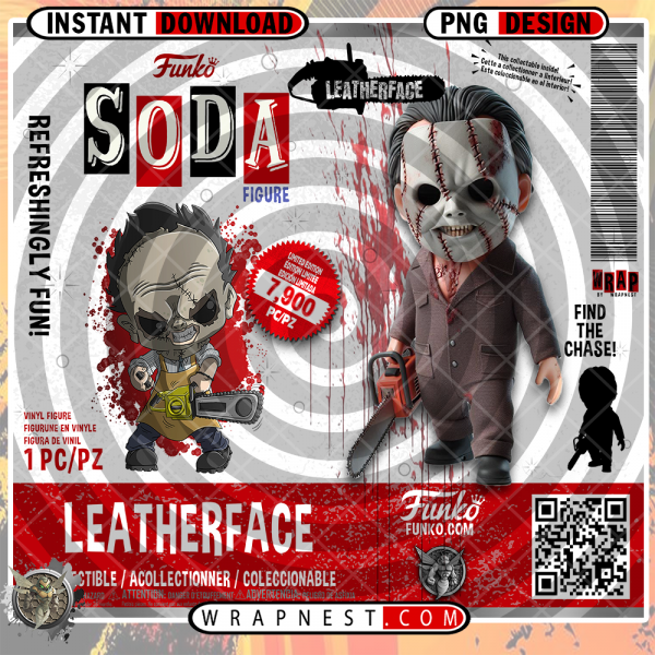 LEATHERFACE FUNKO SODA WRAP