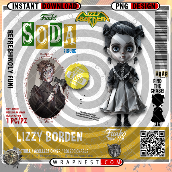 LIZZY BORDEN FUNKO SODA WRAP