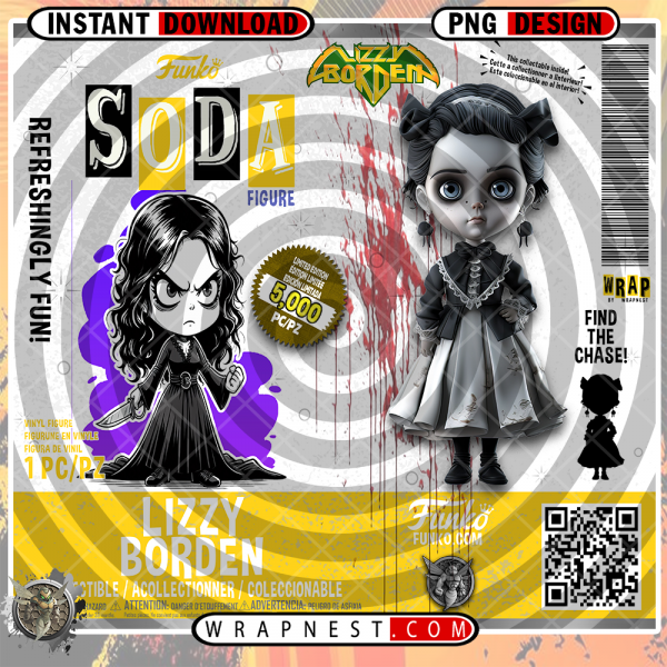 LIZZY BORDEN FUNKO SODA WRAP