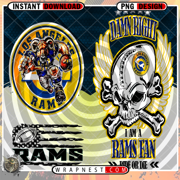 RAMS SKULL WRAP