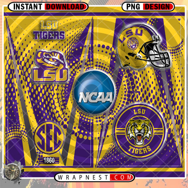 LSU TEAM LOGO WRAP