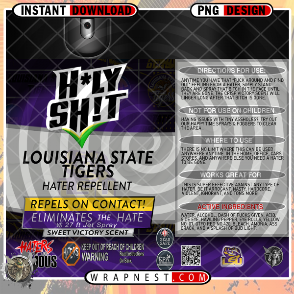LSU HOLY SH*T WRAP