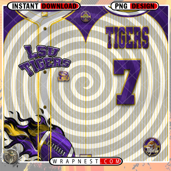LSU TEAM BUTTON-UP WRAP
