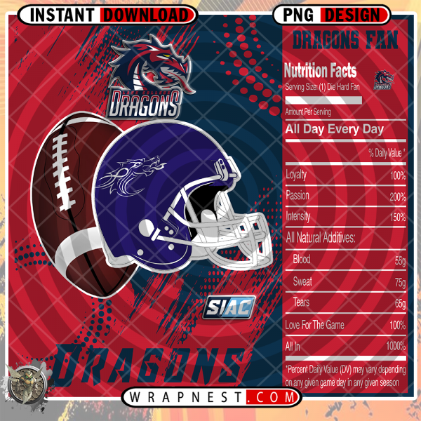 LANE COLLEGE TEAM FAN SODA WRAP