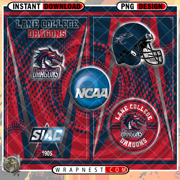 LANE COLLEGE TEAM LOGO WRAP