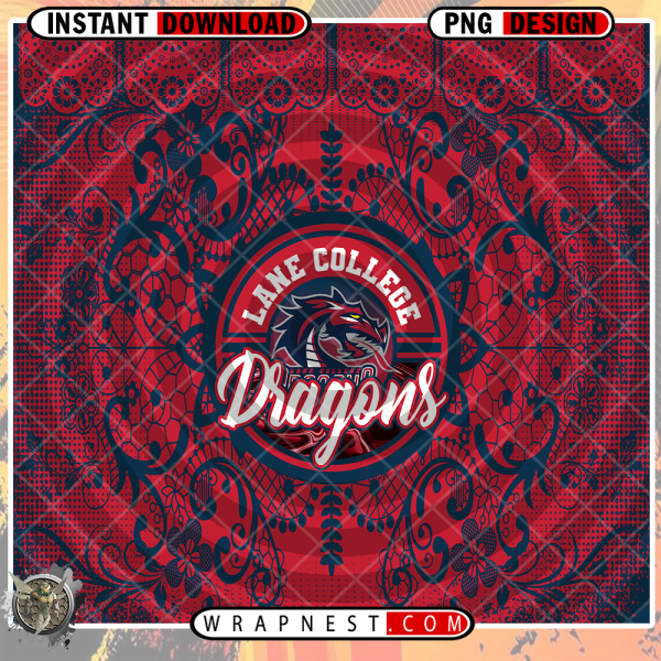 LANE COLLEGE LACE & LOGO WRAP