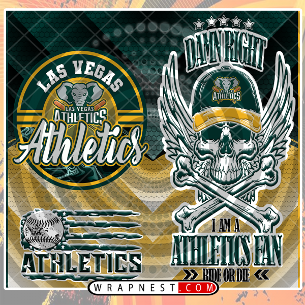 ATHLETICS SKULL WRAP